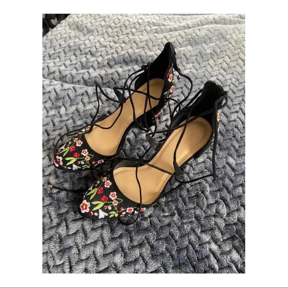 Embroidered Heels